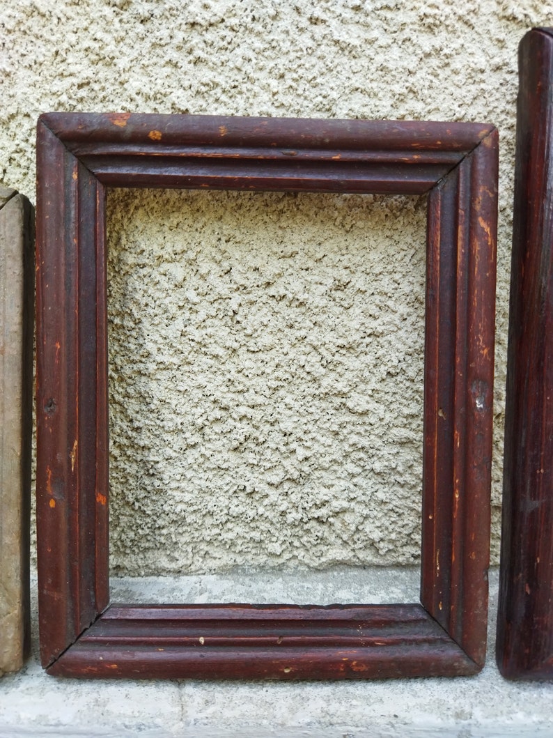 Wooden Photo Frames Old Wooden Photo Frames Antique Wooden Etsy