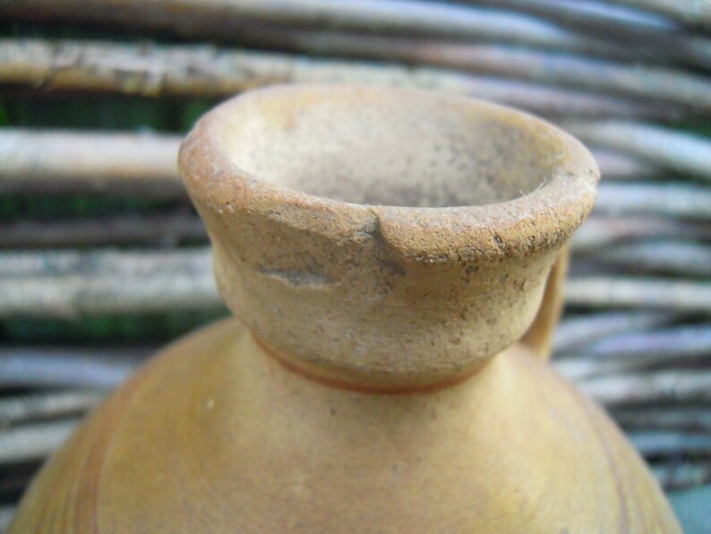 Clay jug, Antique clay jug, Ukrainian clay jug, Clay pitcher, Old clay vessel, Antique tableware, Old clay tableware, Ukrainian clay pitcher image 7