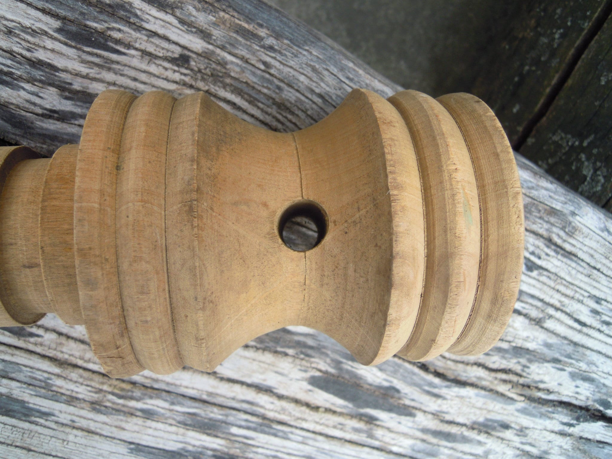 Large wooden screw Antique wooden detail Etsy