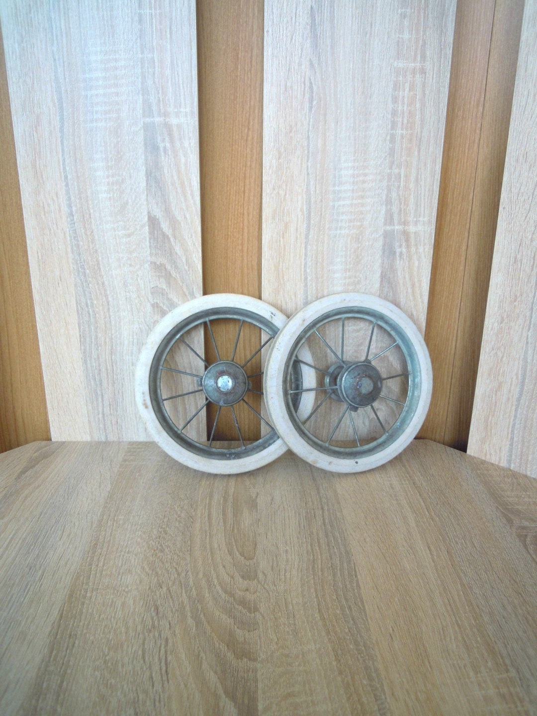Metal Wheels, Rust Wheels, Set of 2 Pcs - Etsy