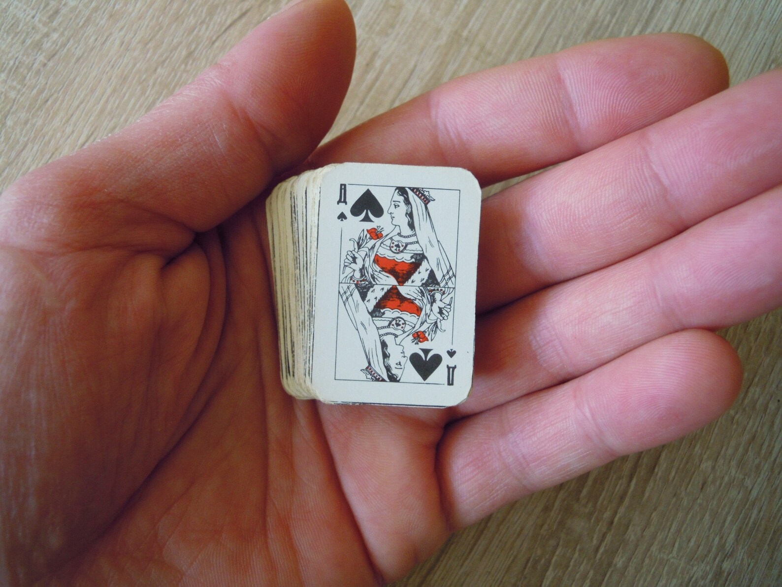 Playing Cards Mini Cards Deck of Playing Cards Etsy