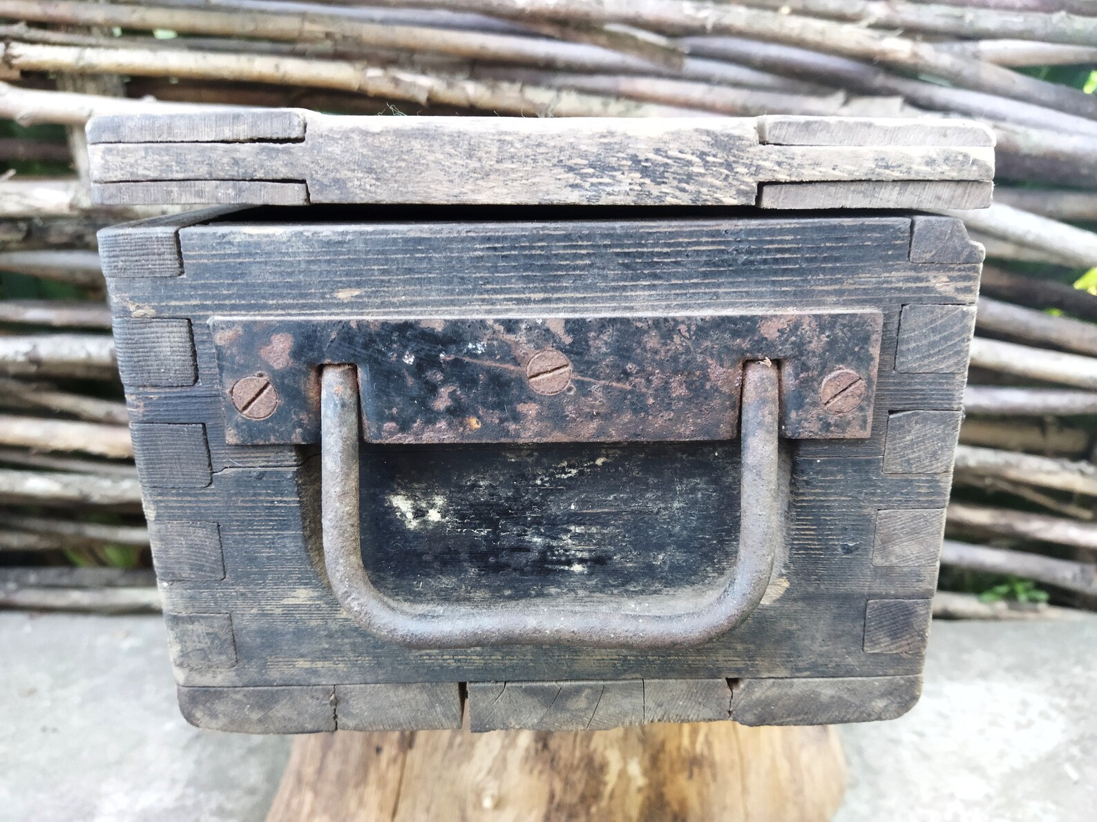 Military Box Antique Military Box Old Military Box Wooden Etsy