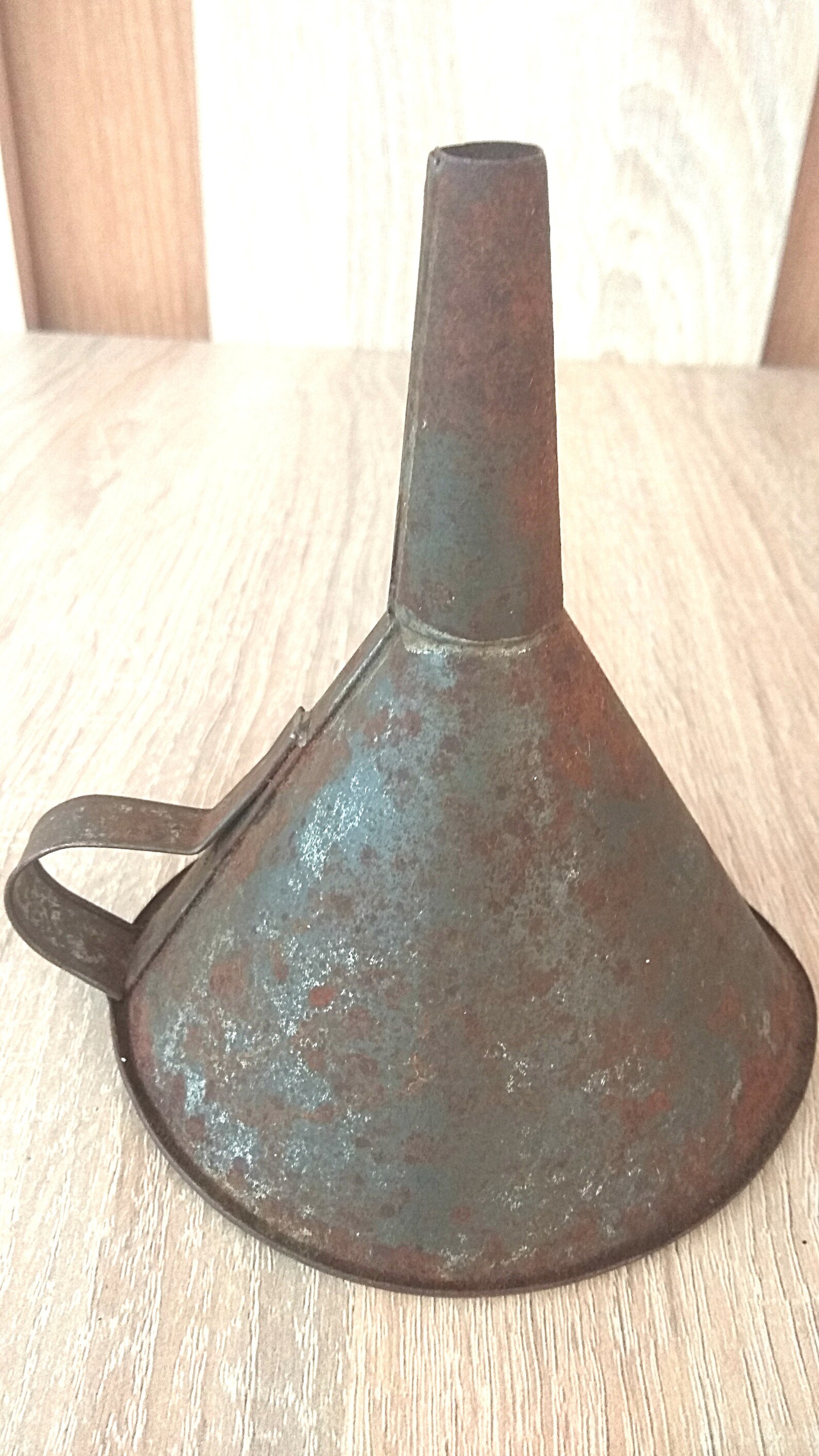Metal funnel Rust funnel Antique funnel Etsy