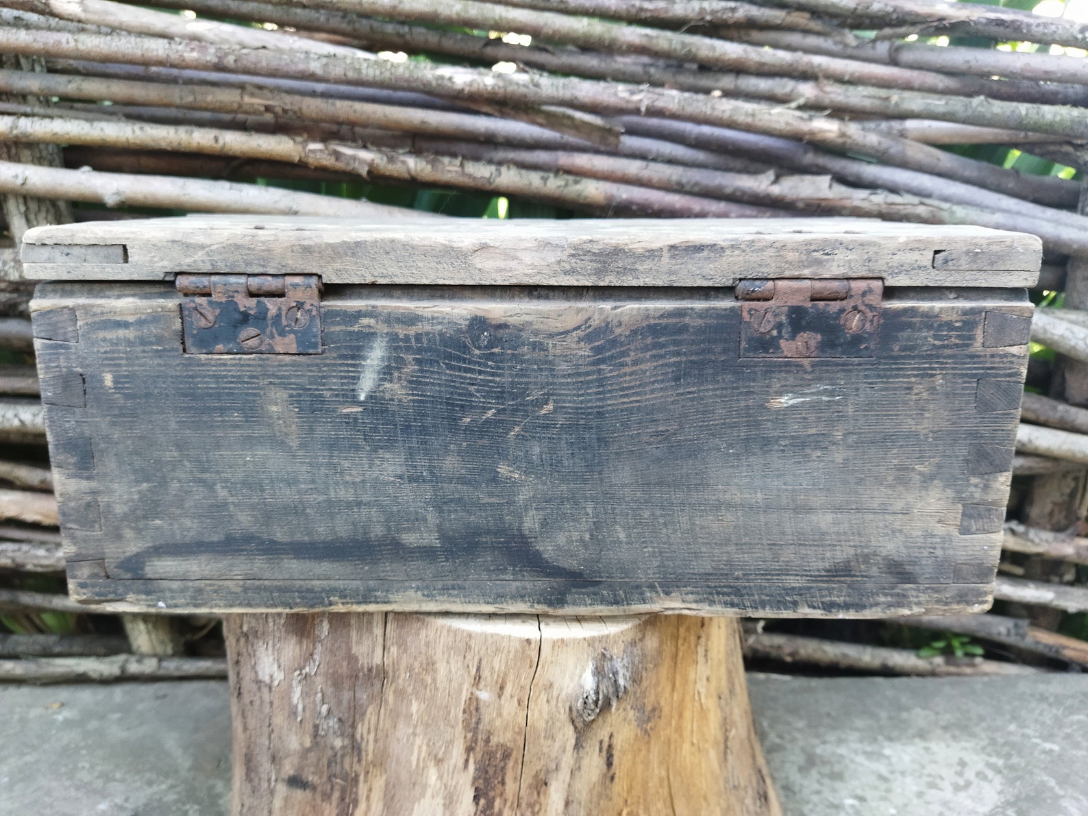 Military Box Antique Military Box Old Military Box Wooden Etsy