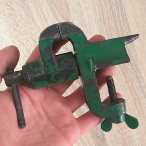 Clamp, Small vice, Jewelry tool, Jewelry vice, Metal clamp, Working tool, Peg clamp, Jewelry tool, Table desk holder