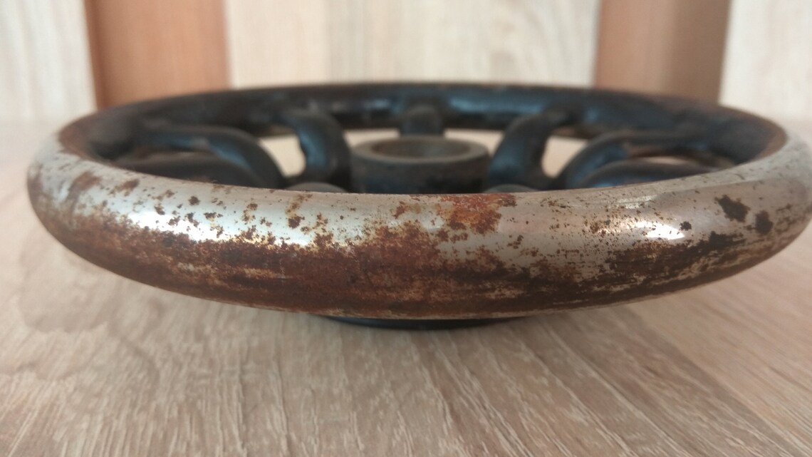 Hand Wheel From Sewing Machine Metal Wheel Etsy