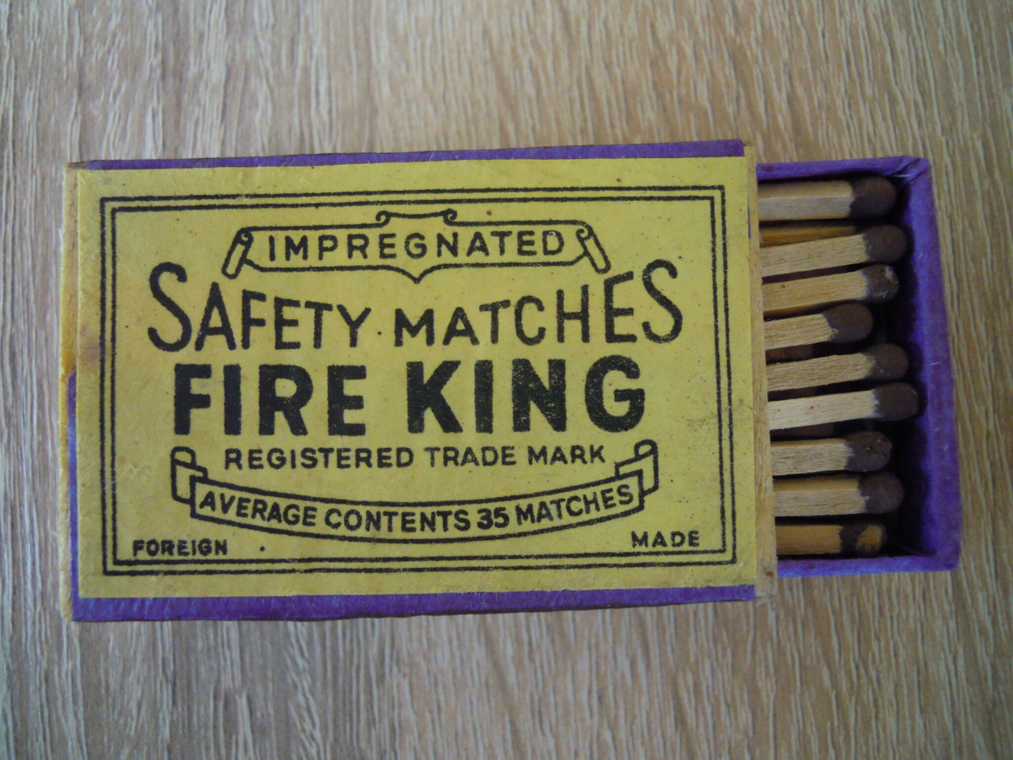 Matches Antique matchbox Etsy