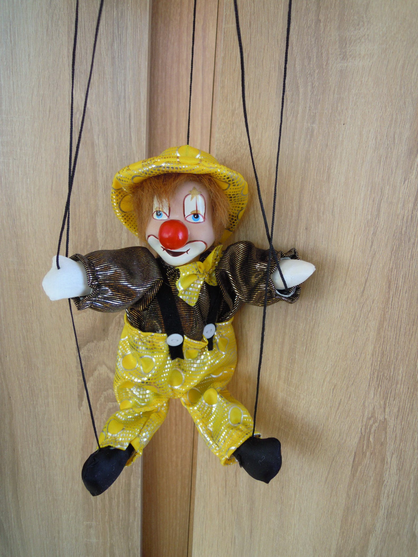 Clown Toy Doll Clown Bright Jolly Etsy