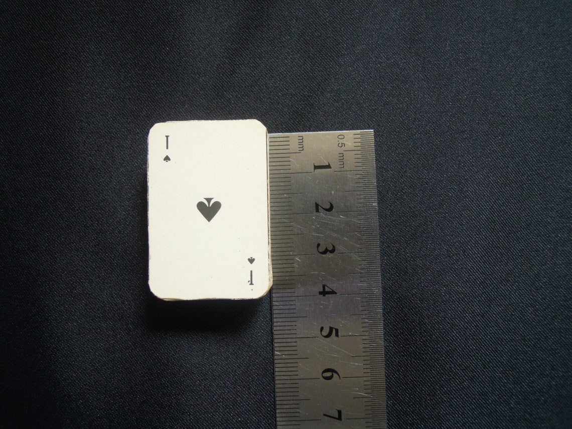 Playing Cards Mini Cards Deck of Playing Cards Etsy