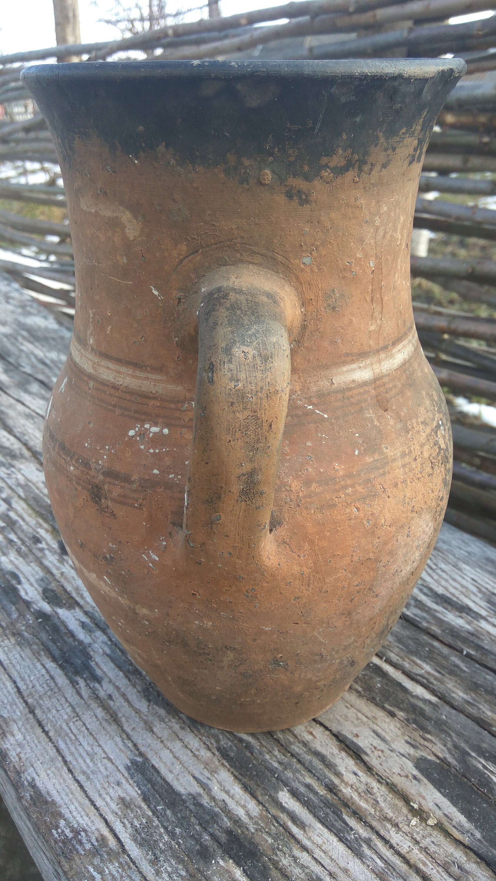 Clay jug Clay pitcher Antique Ukrainian jug Etsy