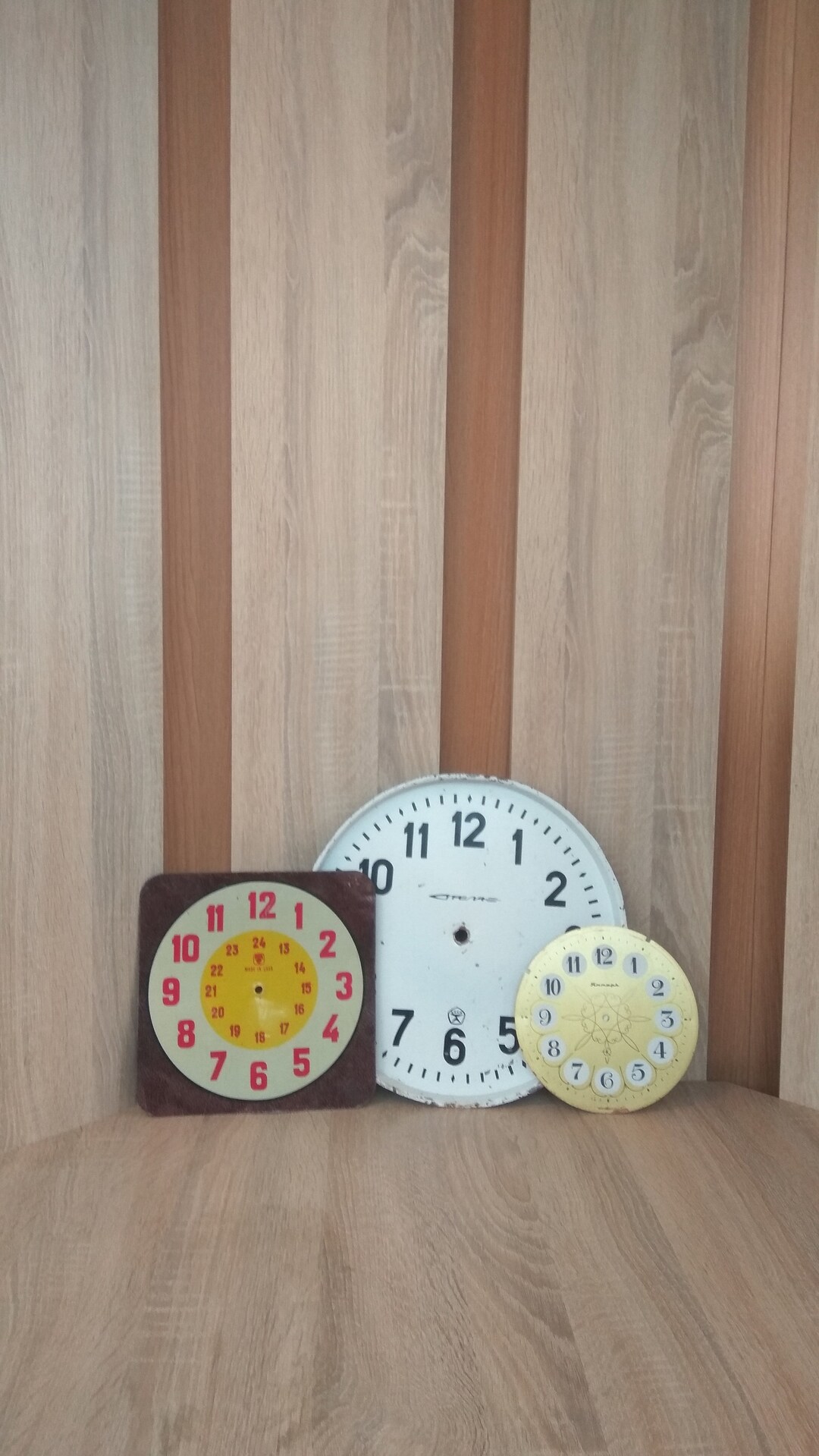 Wall Clock Dials, Set of 3 Dials Etsy Australia