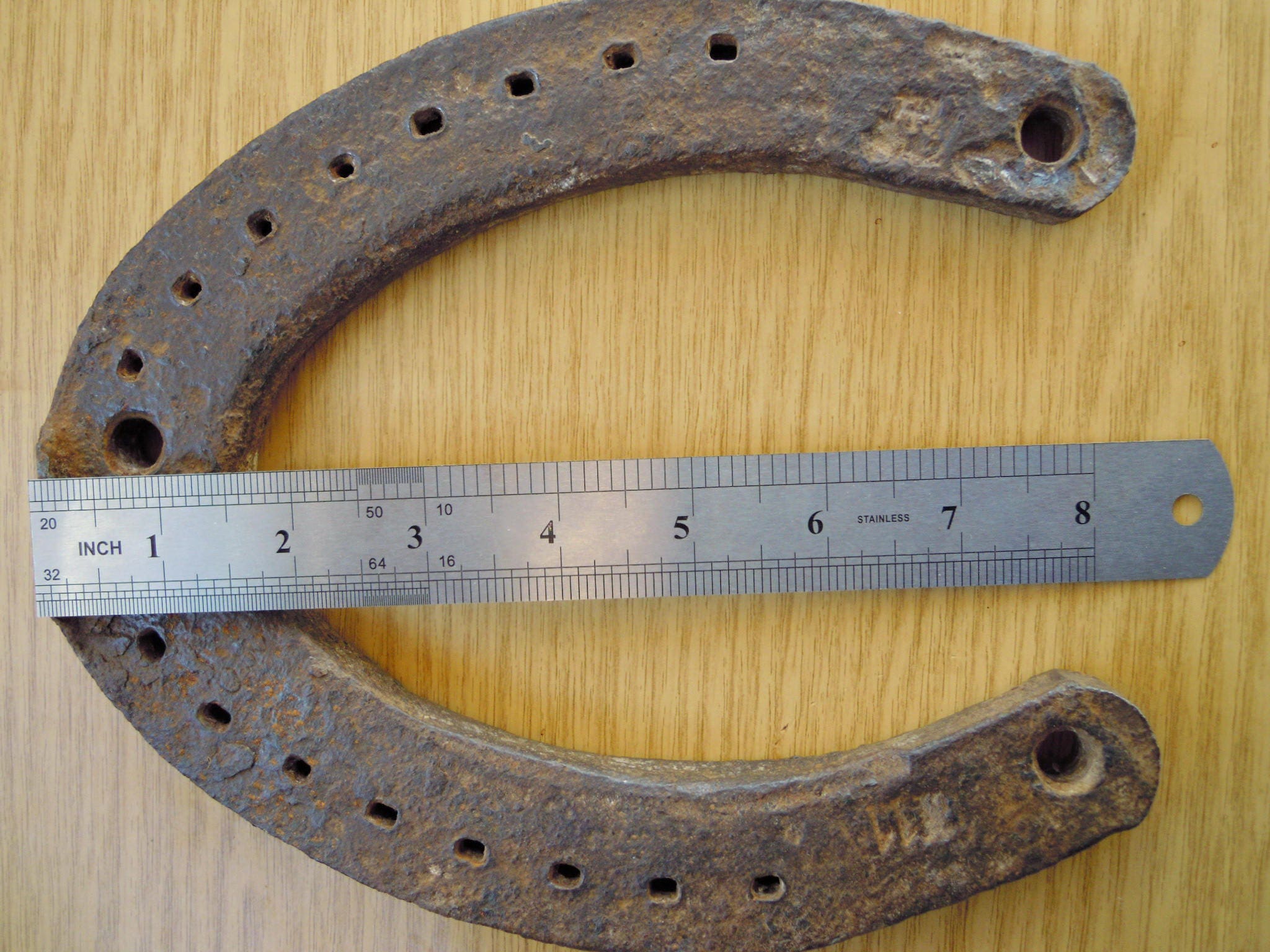 Very large horseshoe Antique horseshoe Horseshoe for Etsy