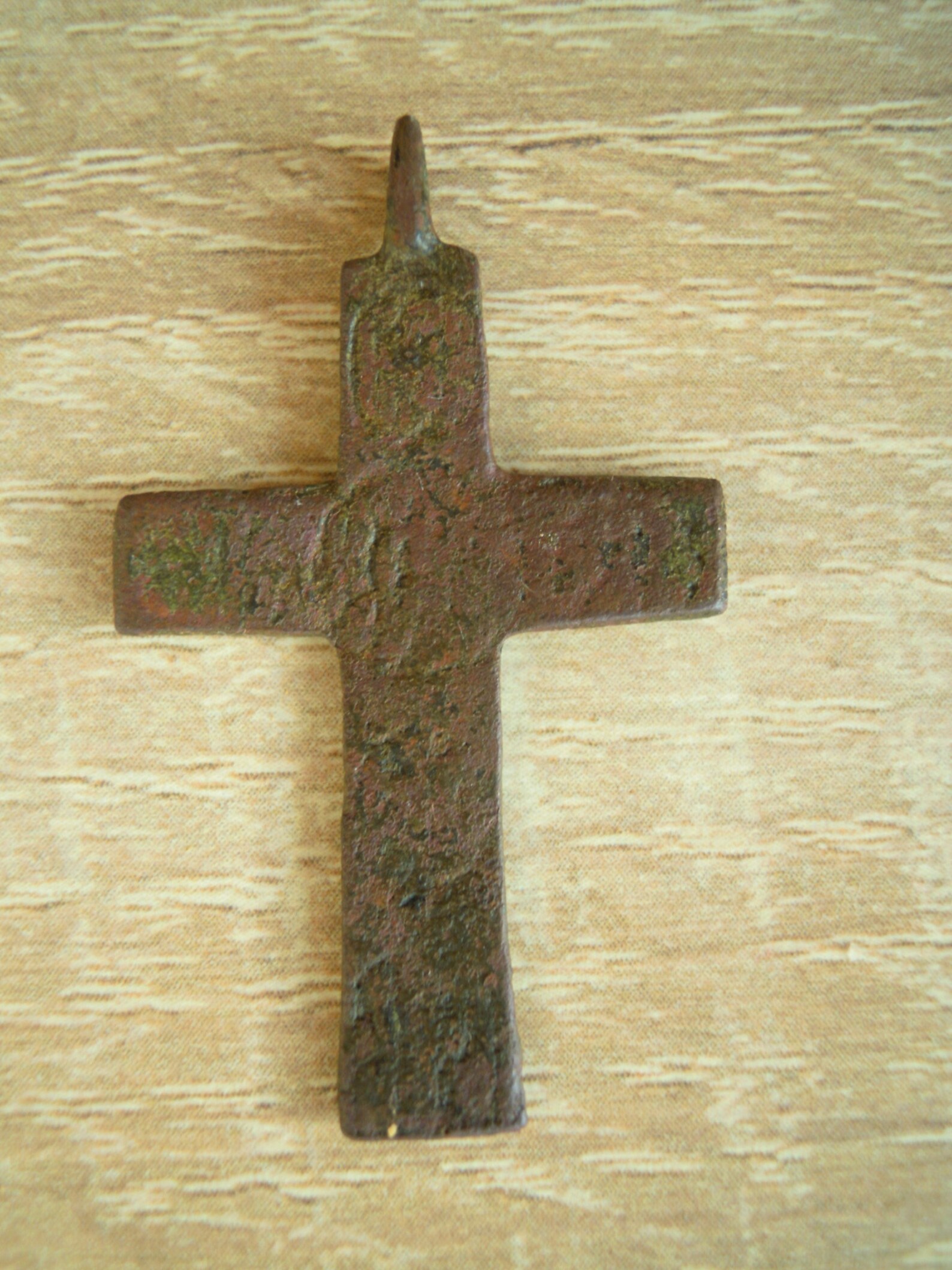 Ancient bronze cross Antique cross Bronze cross Pendant Etsy