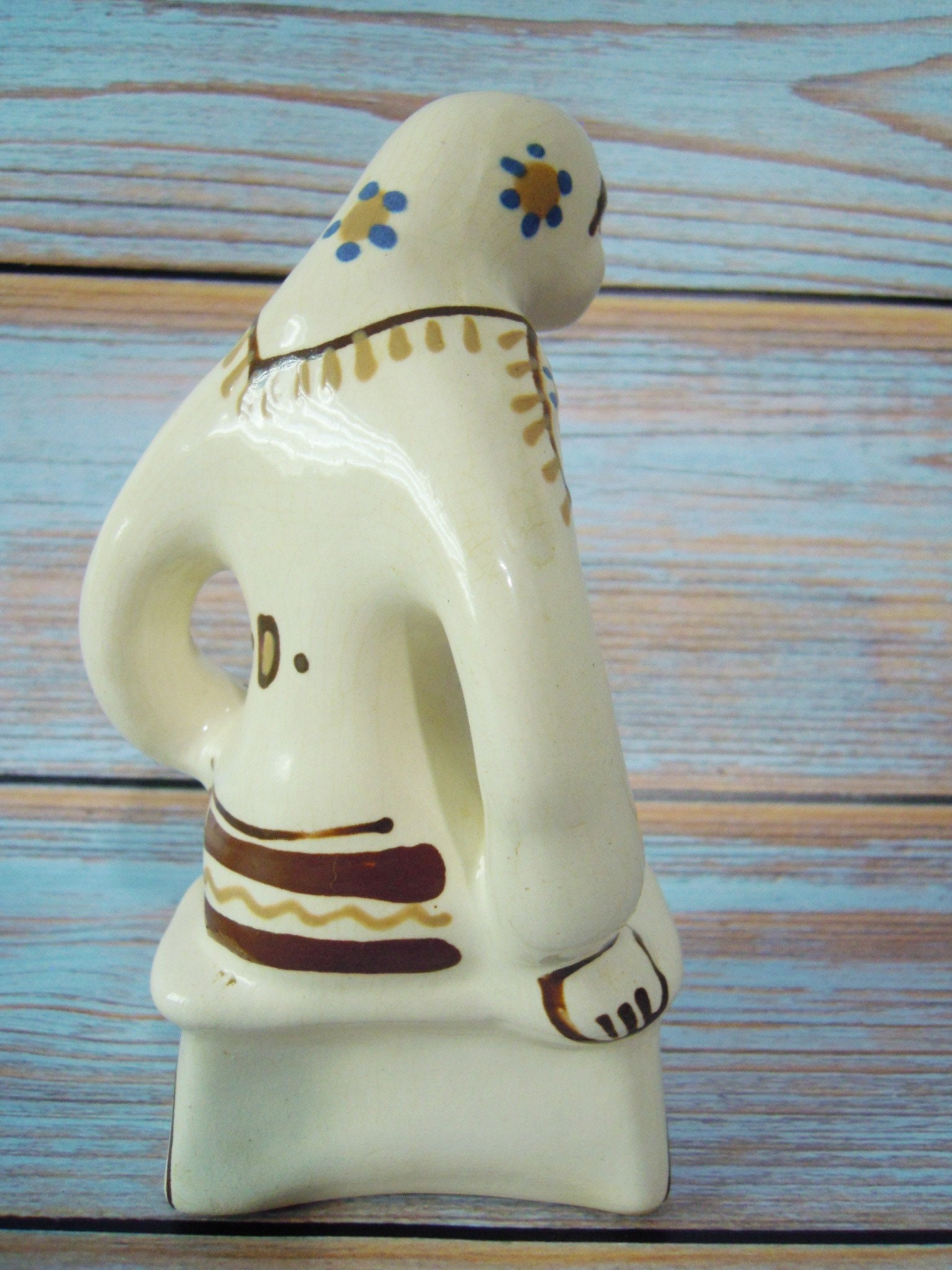 Ceramic Figurine Hutsulka Ukrainian Girl Ukrainian Etsy