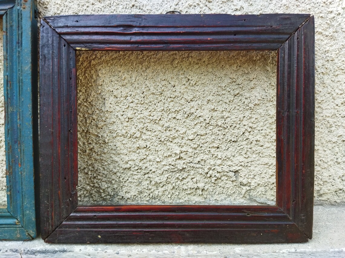 Wooden Photo Frames Old Wooden Photo Frames Antique Wooden Etsy