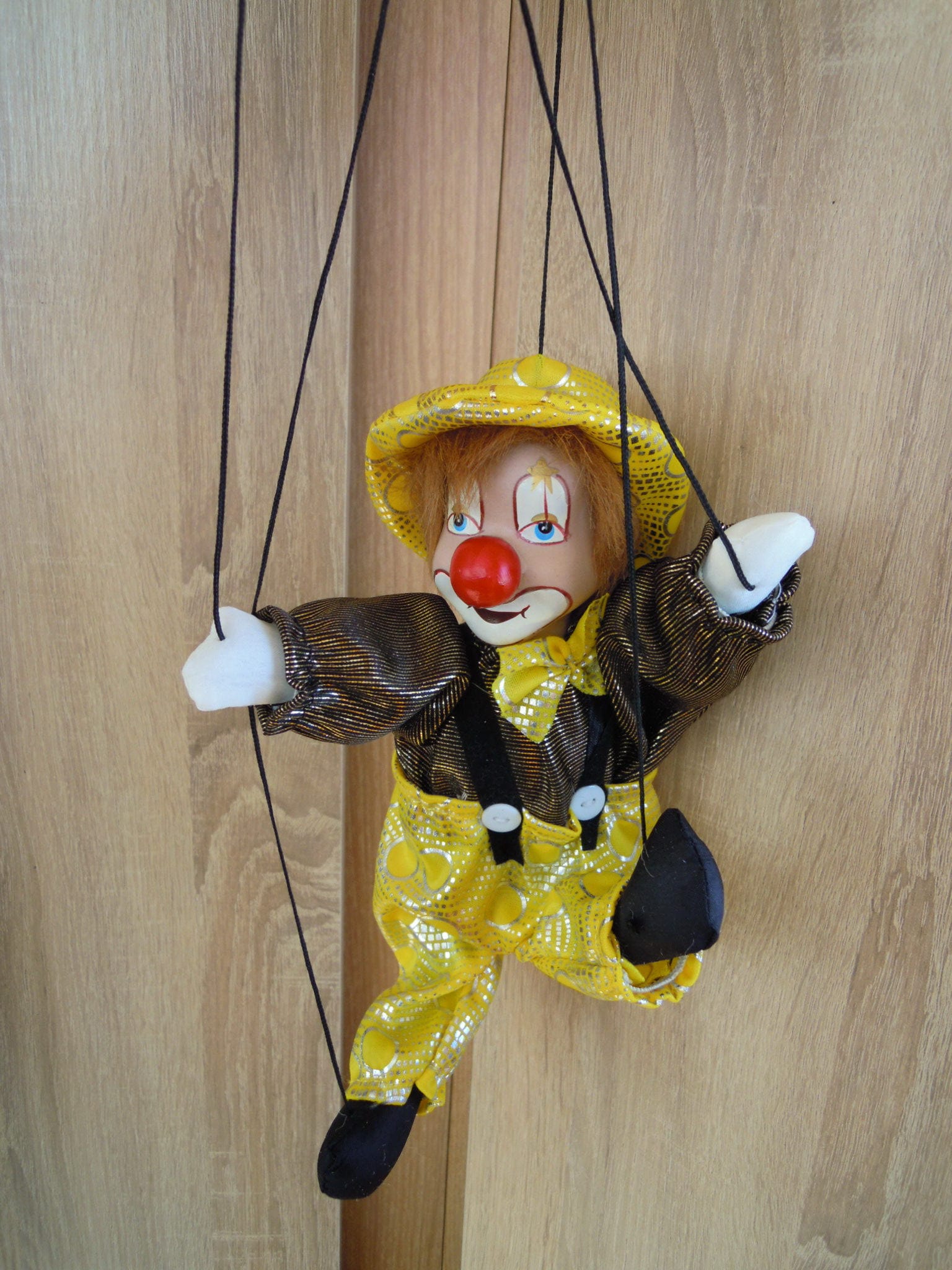 Clown Toy Doll Clown Bright Jolly Etsy