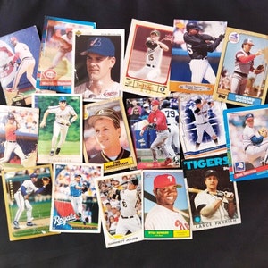 Carte da baseball, Carte da baseball miste, Carte da baseball diverse, Set di 17 carte