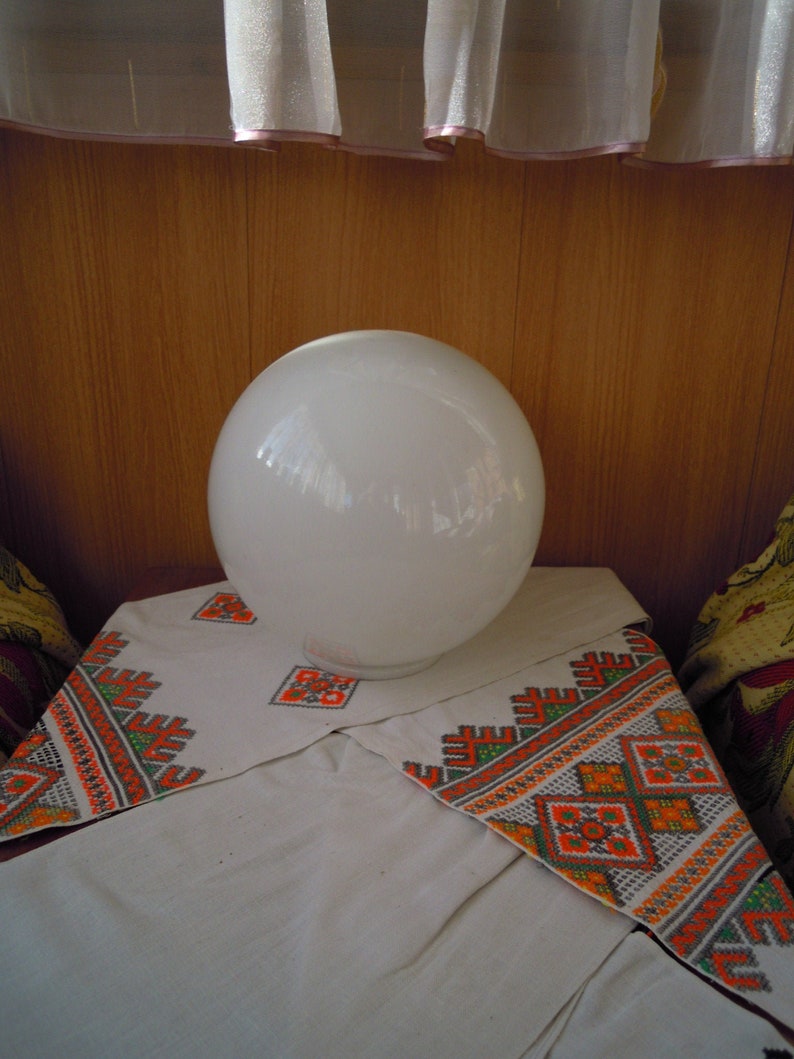 Glass lampshade Round Translated Opaque Bullet glass overseas