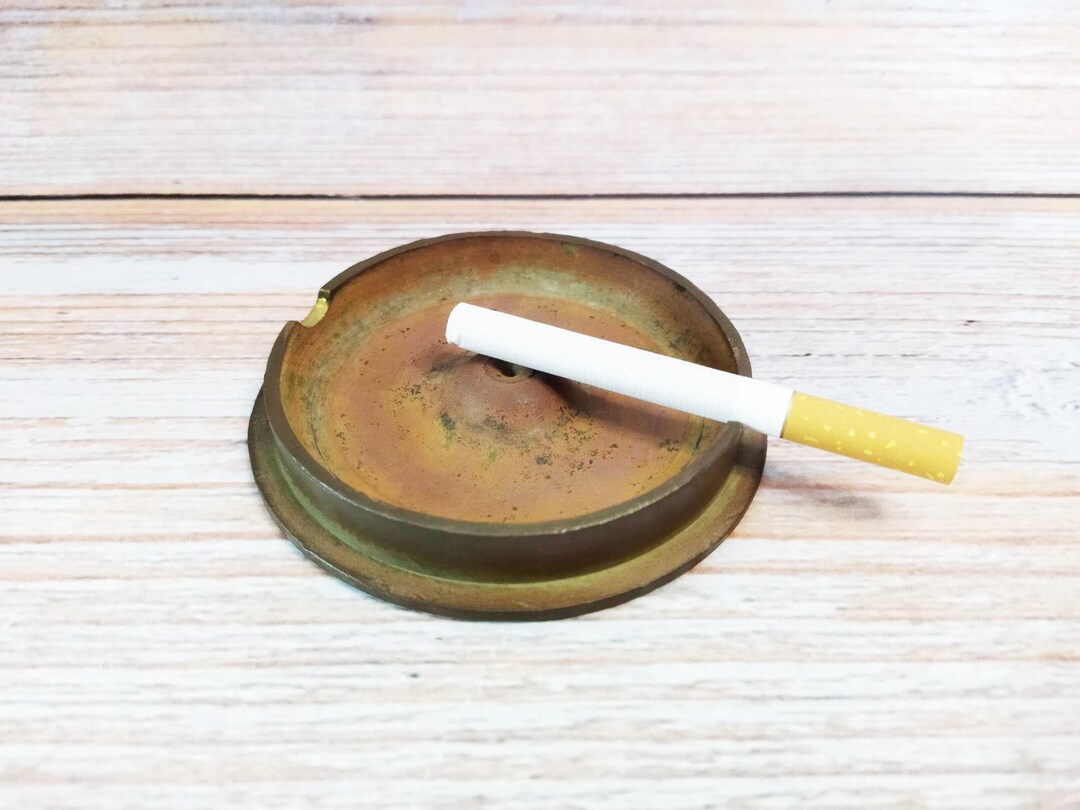 Metal Ashtray, Antique Military, Military Art, Antique Ashtray