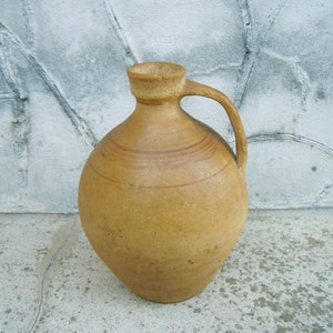 Clay jug, Antique clay jug, Ukrainian clay jug, Clay pitcher, Old clay vessel, Antique tableware, Old clay tableware, Ukrainian clay pitcher image 10