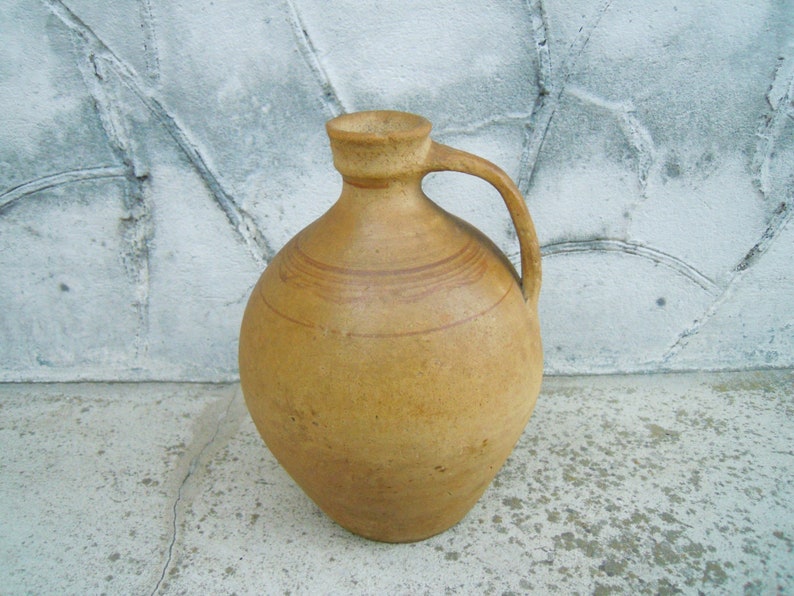 Clay jug, Antique clay jug, Ukrainian clay jug, Clay pitcher, Old clay vessel, Antique tableware, Old clay tableware, Ukrainian clay pitcher image 10