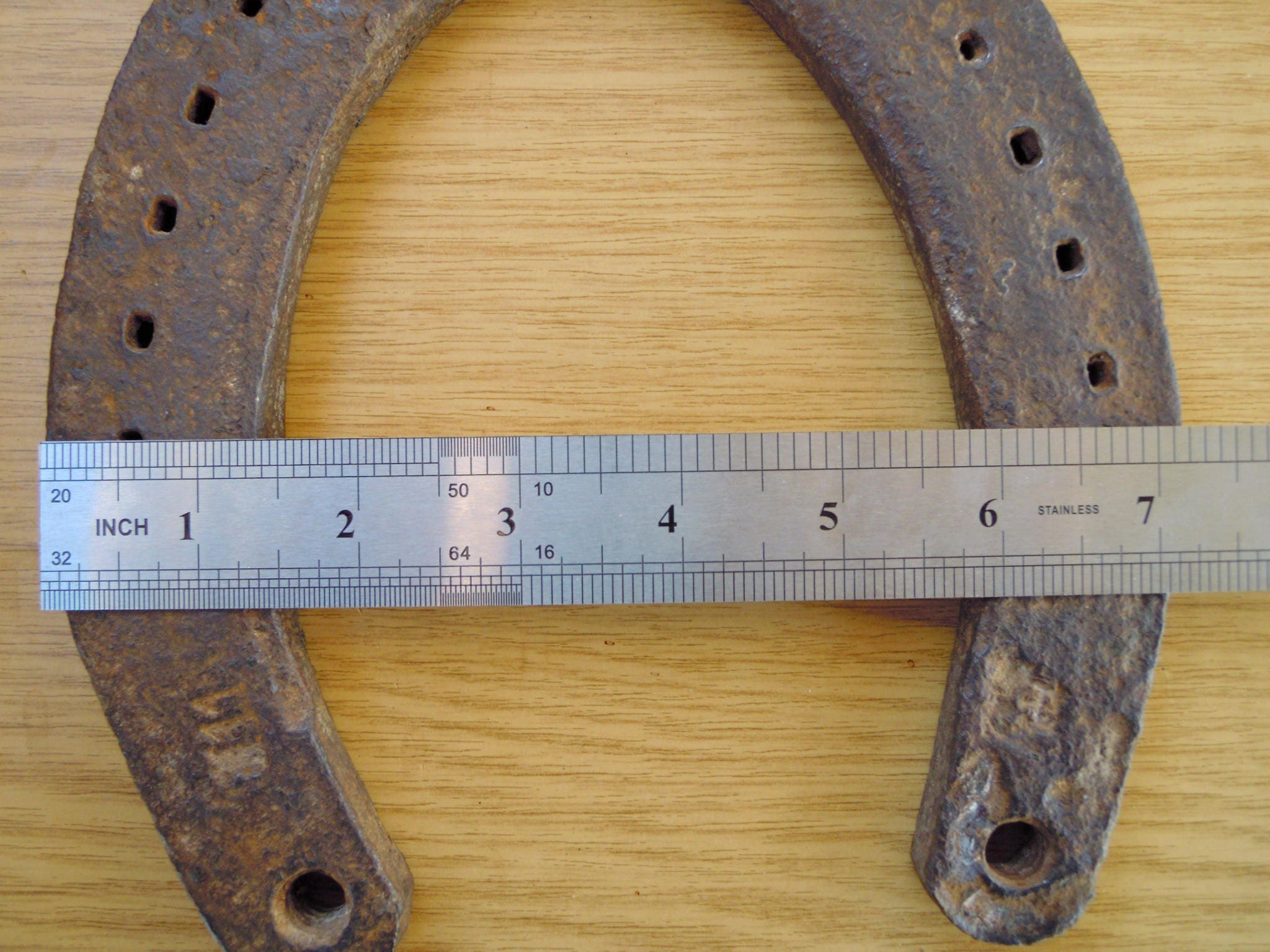 Very large horseshoe Antique horseshoe Horseshoe for Etsy