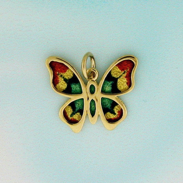 Enamel Butterfly - Etsy