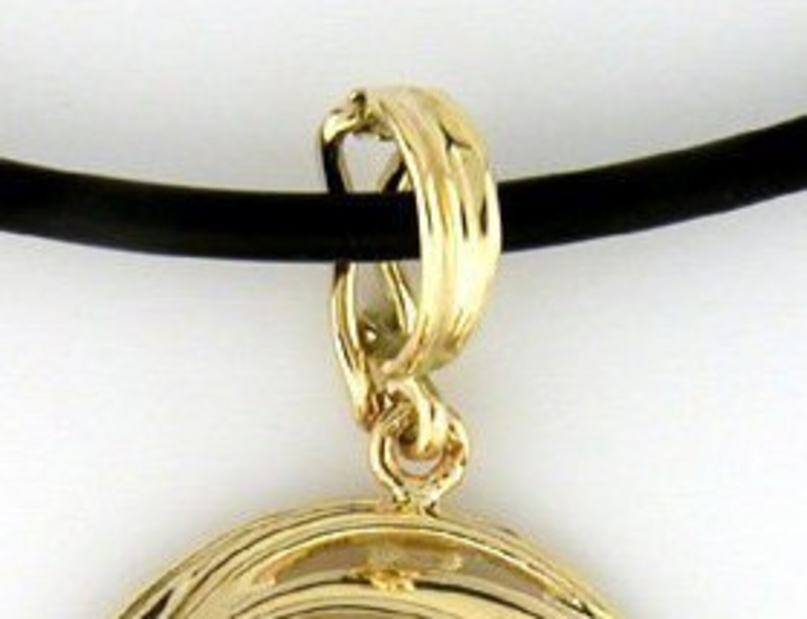 Enhancer Clip for Attaching Pendant to Pearls or Chain Cast Etsy