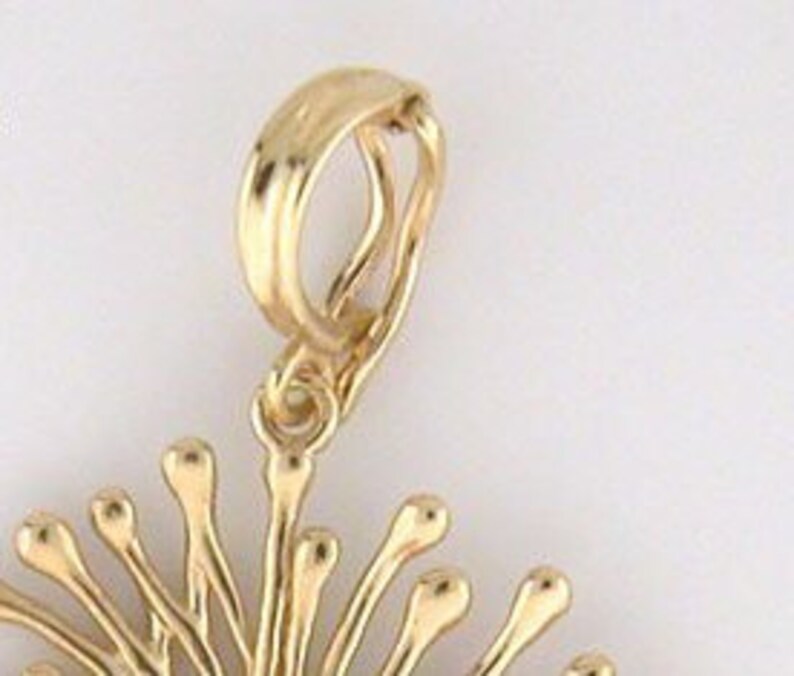 Enhancer clip for attaching pendant to pearls or chain Cast Etsy