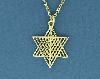 Collier et Pendentif Or Rhodium Menorah/Etoile de David/poisson SYMBOLE messianique Collier et Pendentif Or Rhodium Menorah/Etoile de David/poisson SYMBOLE messianique