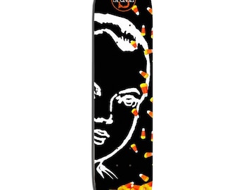 Tabla de skate Sponge "Rotting Piñata" / Arte de la banda de rock alternativo de los 90 Volatile Skateboards