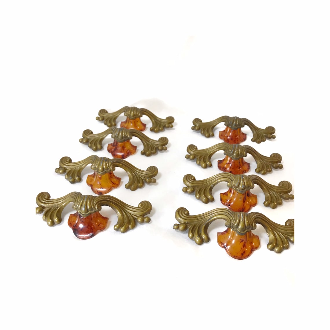 Vintage Drawer Handles Antique Drawer Pulls Retro Drawer Etsy