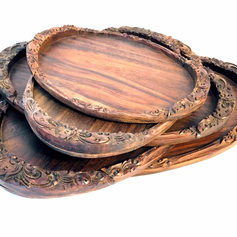 Nesting trays serving tray serving trays trays nesting Etsy