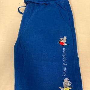 Broderade mjukisbyxor med personligt tryck, Joggingbyxor med personlig logotyp, Träningsbyxor med namn, Matchande setbyxor, Unisex loungebyxor bild 12