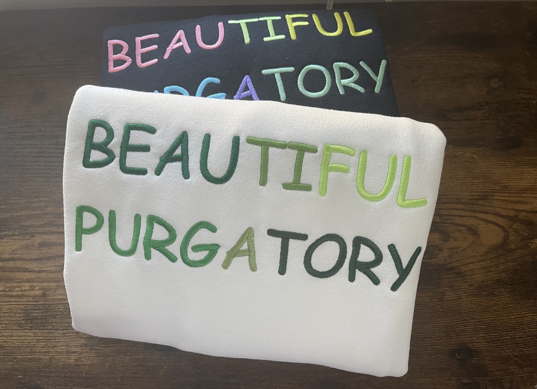 Embroidered Sweatshirt, Colored Threads, Crew Sweatshirt, Custom ...