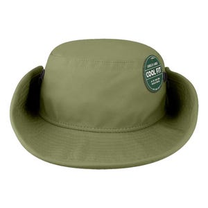 Custom Bucket Hat - Embroidered Personalized Safari Boonie, Summer Sun Hat UPF50, Jungle Fishing Hat, Father's Day Gift Moss Green