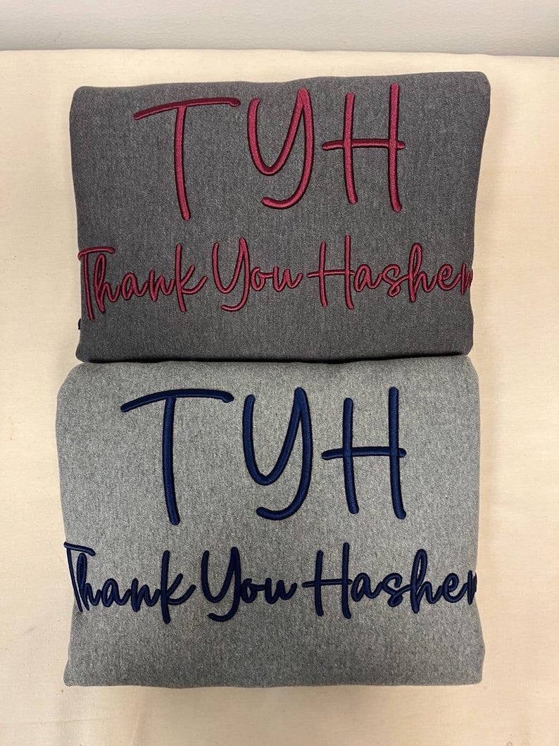 Custom 3D Puff Embroidered Sweatshirt, Personalized Raised Embroidery Crewneck, Custom Text Hoodie, Unisex Puff Stitch, Gift for Him Her image 3