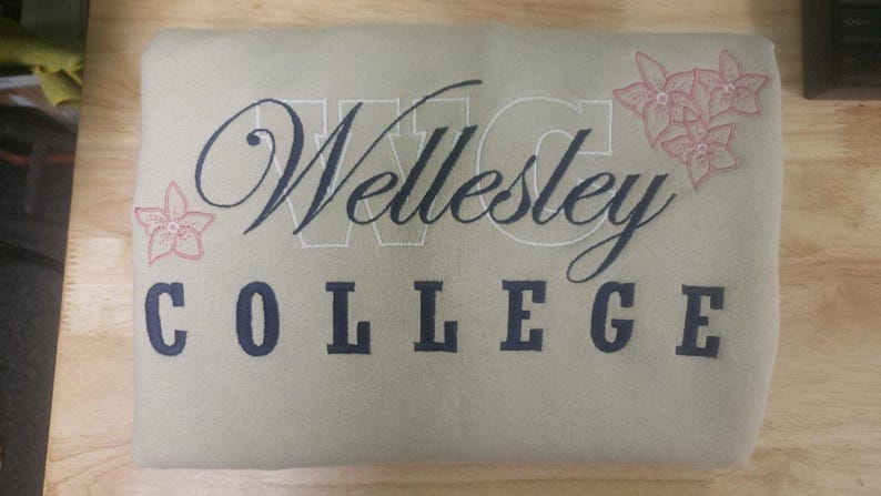 Custom Embroidered College Sweatshirt, Personalized University Crewneck, Custom School Name Shirt, Embroidered Campus Sweater, College Gift image 13