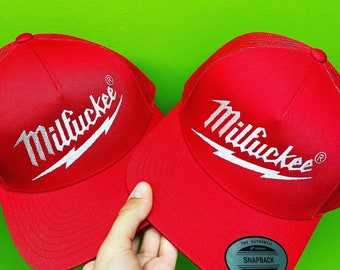 Custom Trucker Snapback Cap – Personalized Embroidery Hat, Mesh Back, 5 Panel, Custom Embroidered, Adjustable Cap