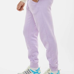 Broderade mjukisbyxor med personligt tryck, Joggingbyxor med personlig logotyp, Träningsbyxor med namn, Matchande setbyxor, Unisex loungebyxor bild 5