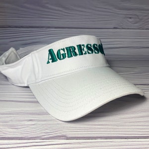 Custom Visor Cap, Personalized Embroidered Visor, Embroidery Visor Cap, Personalized Hats, Logo Hap, Monogram Hat, Personalized Gift