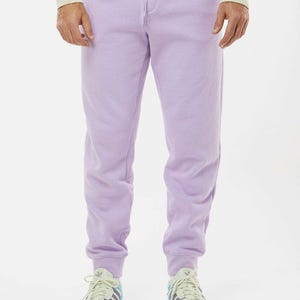 Broderade mjukisbyxor med personligt tryck, Joggingbyxor med personlig logotyp, Träningsbyxor med namn, Matchande setbyxor, Unisex loungebyxor bild 4
