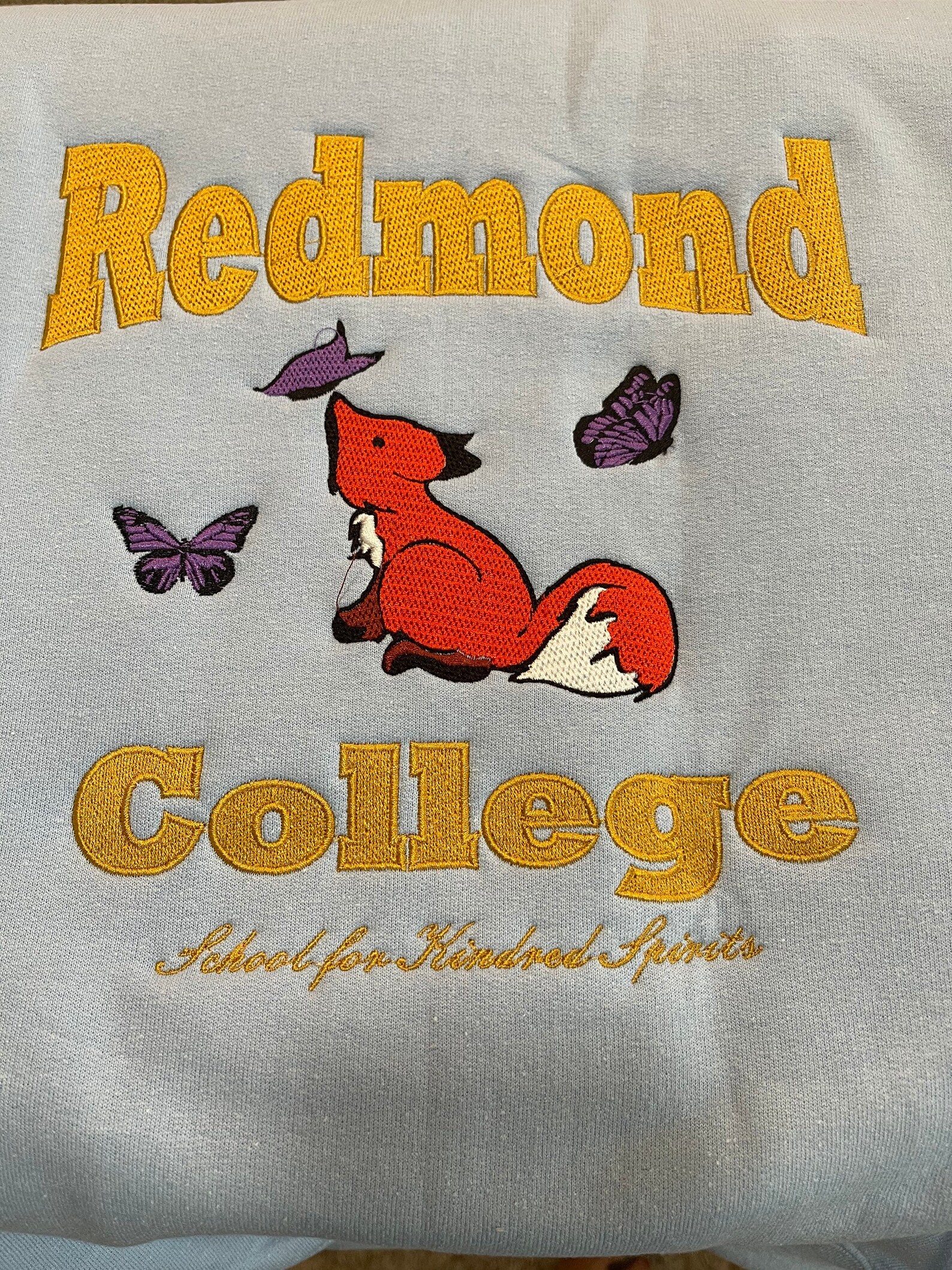 Embroidered University Sweatshirt College Crew sweatshirt | Etsy