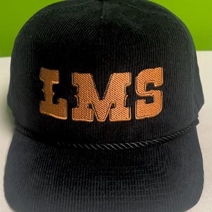 Gorra de pana personalizada, gorra snapback bordada personalizada, gorra con logo personalizado, gorra de cuerda vintage, gorra con texto personalizado, gorra de golf imagen 2