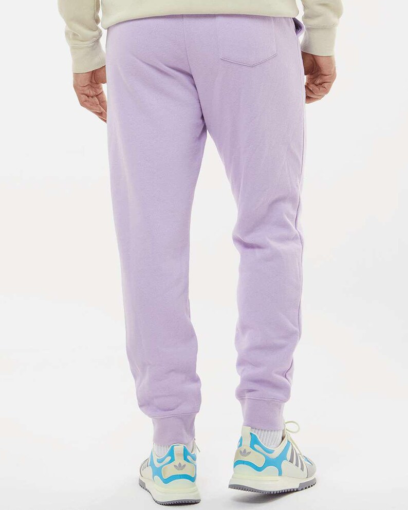 Broderade mjukisbyxor med personligt tryck, Joggingbyxor med personlig logotyp, Träningsbyxor med namn, Matchande setbyxor, Unisex loungebyxor bild 3