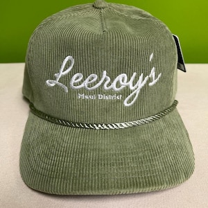 Czapka z liny z kordu, spersonalizowany haftowany snapback, czapka z logo, czapka z liny w stylu vintage, czapka z napisem, czapka golfowa