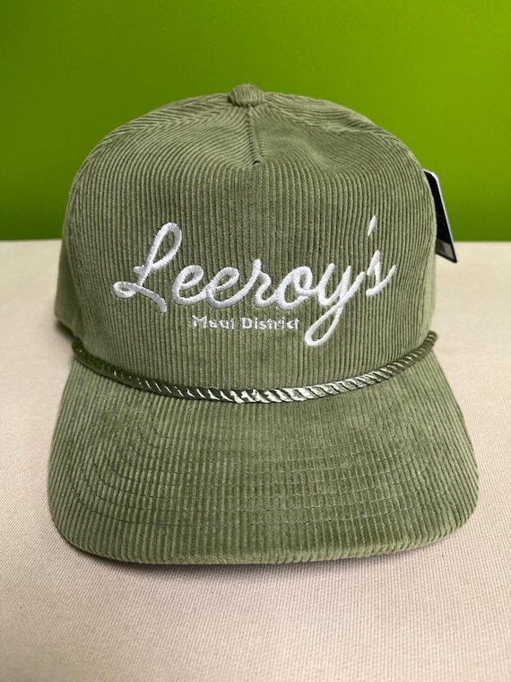 Custom Corduroy Rope Hat, Personalized Embroidered Snapback, Custom Logo Hat, Vintage Rope Cap, Custom Text Hat, Golf Hat
