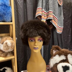Russian Baby Alpaca Hat , Extra Fine Genuine Baby Alpaca Fur Hat, Winter Hat, Unisex Premium Baby Alpaca Fur Hat, Russian Winter Hat