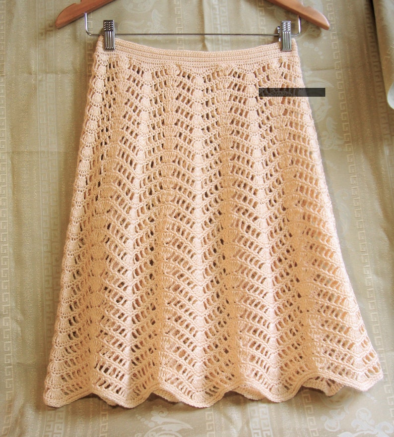 Skirt crochet Summer skirt beach Openwork skirt | Etsy
