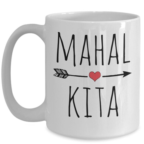 Mahal Kita Gift Mug Tagalog Gifts Filipino Gifts Pinoy Etsy